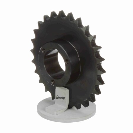 Browning Steel Bushed Bore Roller Chain Sprocket, H60P26 H60P26